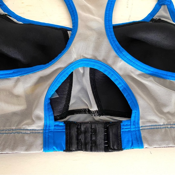 Lolë Blue Grey Wicking Sports Bra - Picture 6 of 10